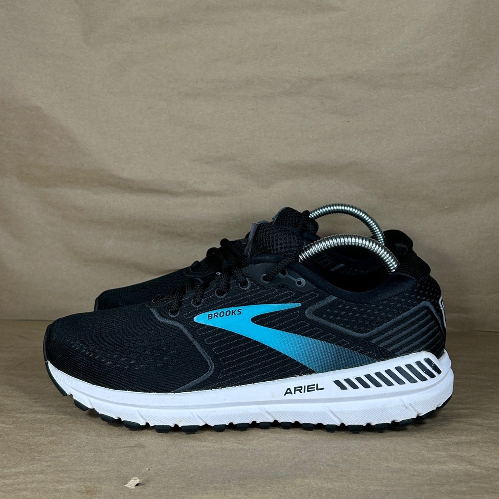 Brooks‎ Ariel 20 Running Shoes Womens 9.5 Black Solid Motion Control Sneakers